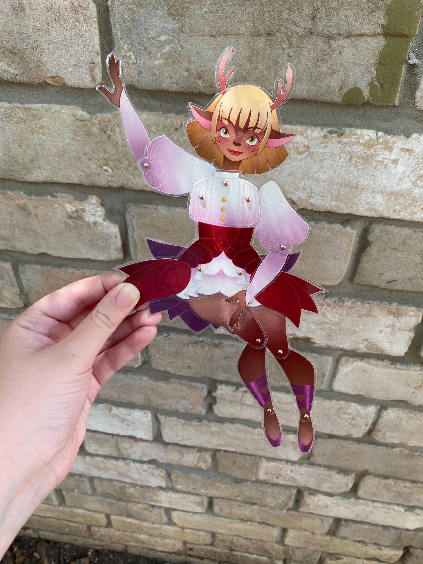 Precut Paper Doll - Hellebore