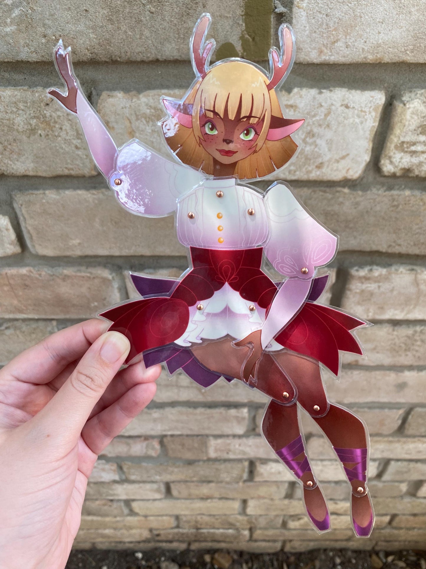 Precut Paper Doll - Hellebore