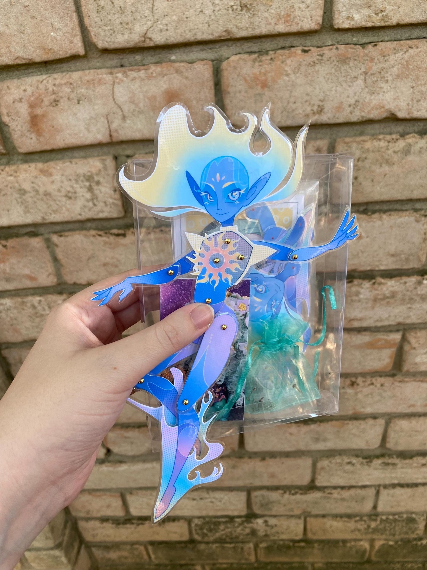 Precut Paper Doll - Digital Stardust