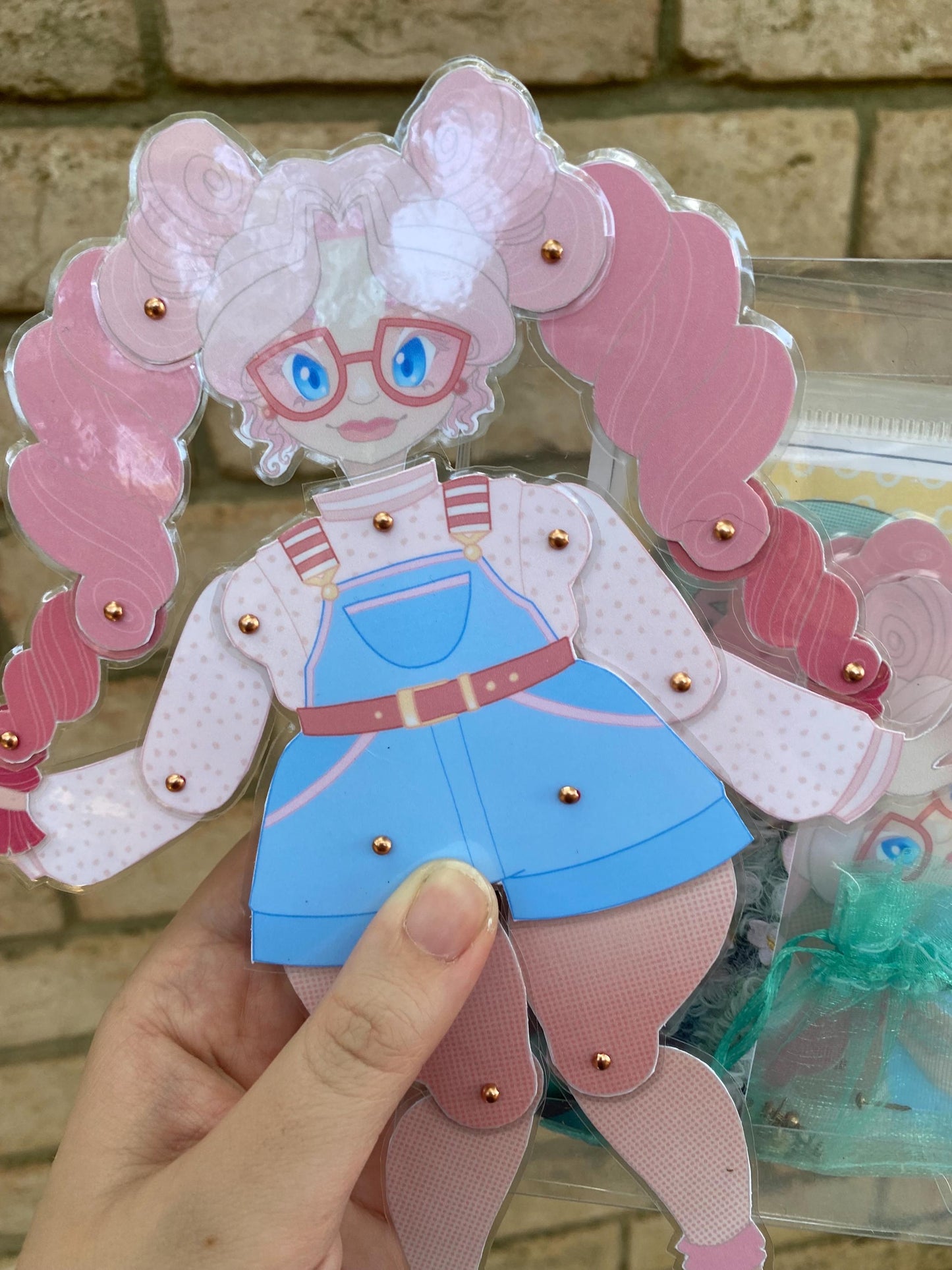 Precut Paper Doll - Strawberry Shortcake