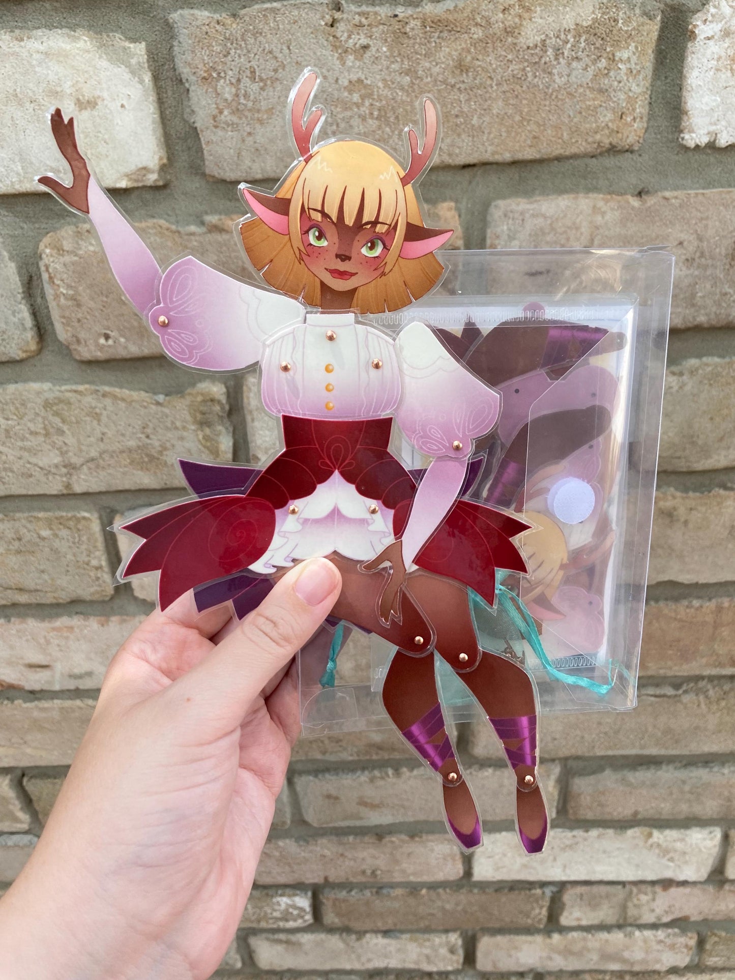 Precut Paper Doll - Hellebore