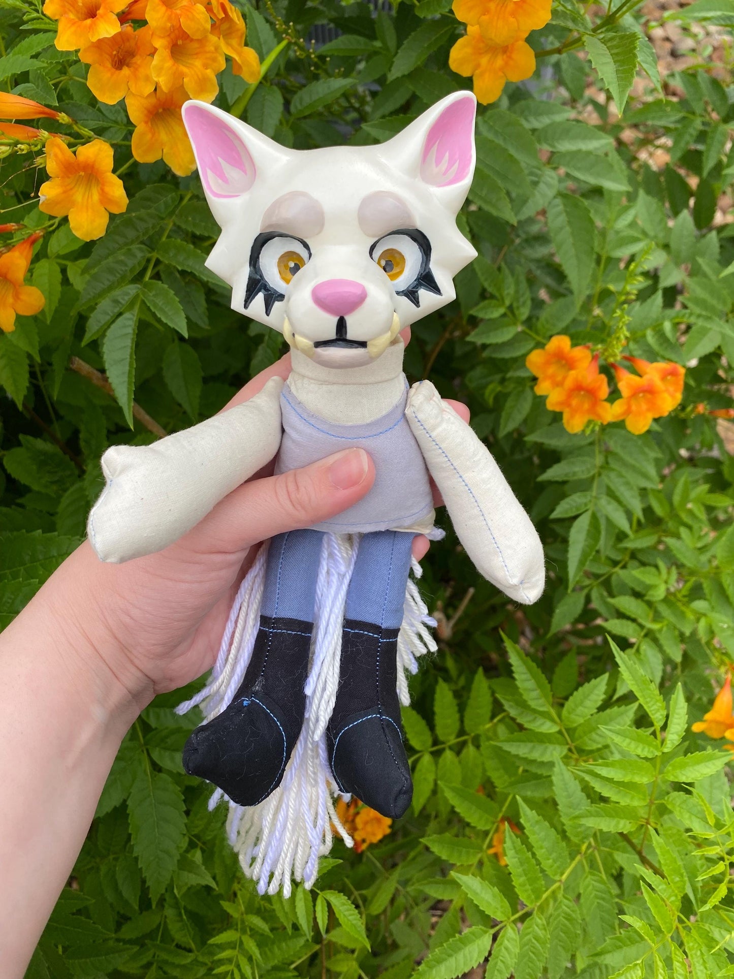 Arnulf - Colorful and Customizable Wolf Doll