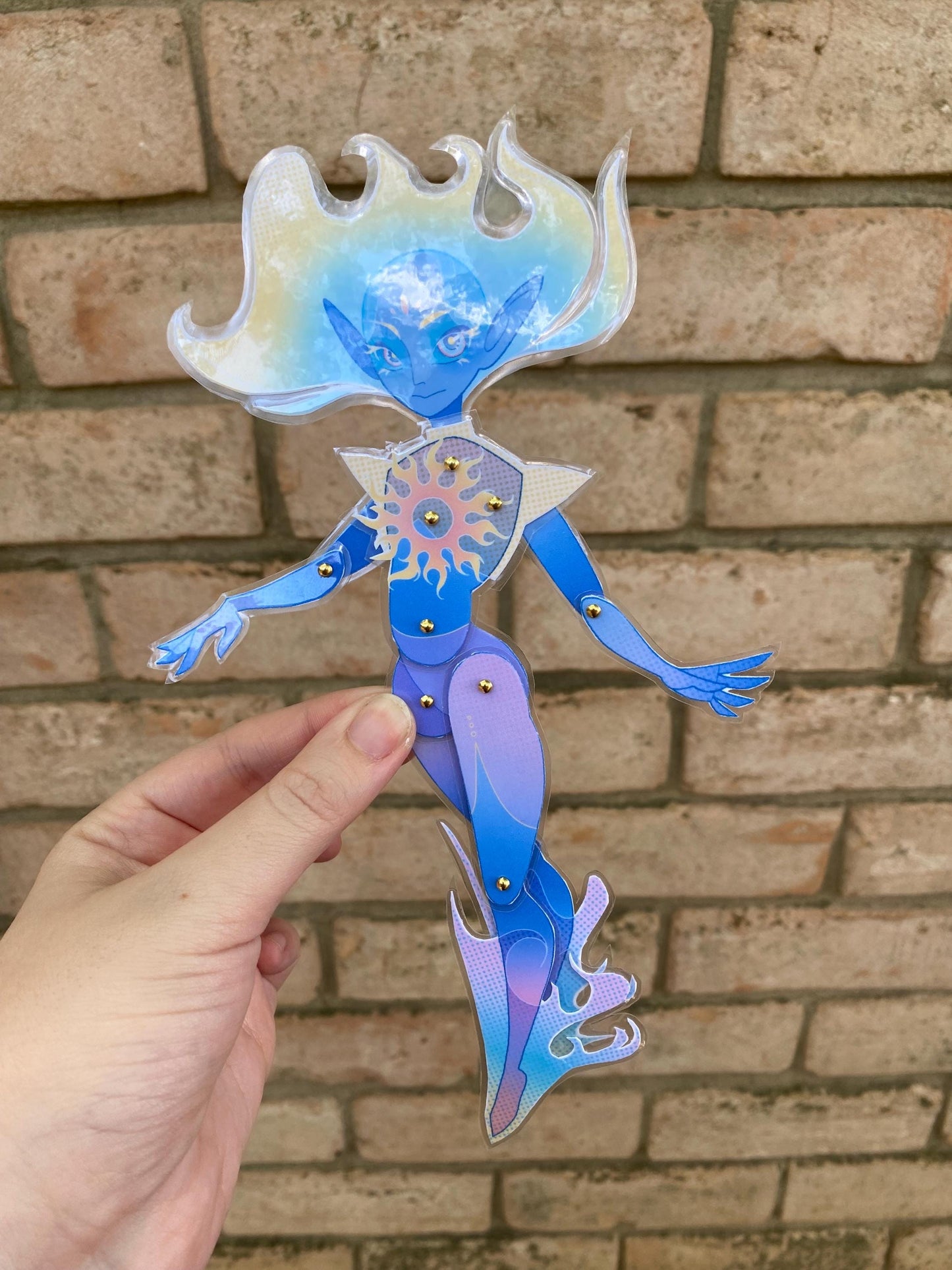 Precut Paper Doll - Digital Stardust