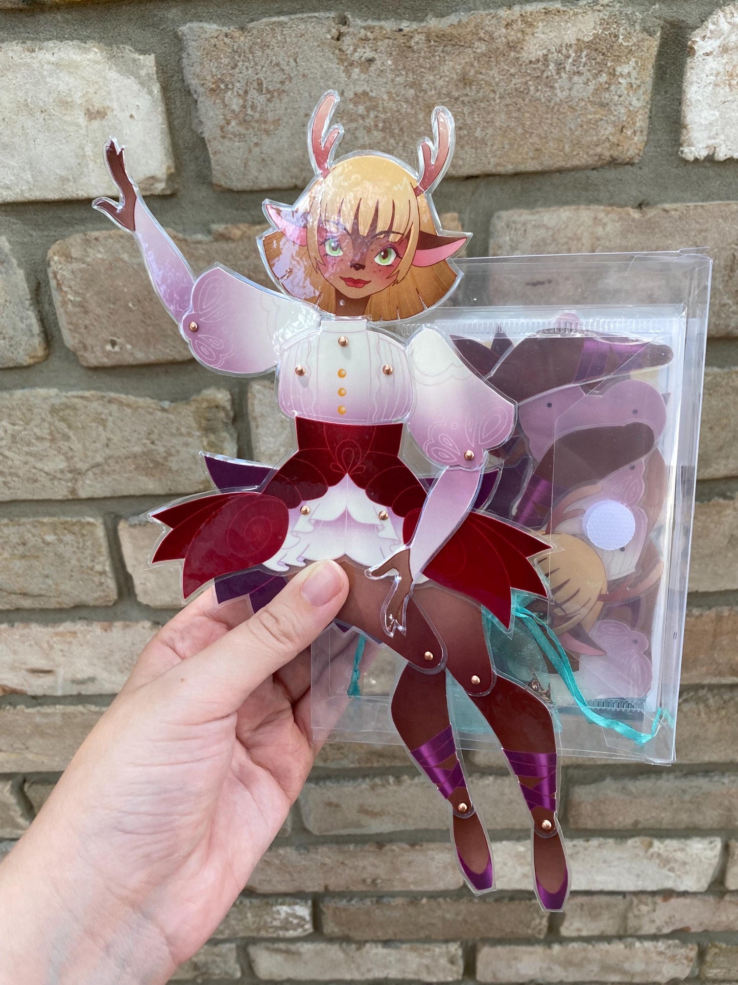 Precut Paper Doll - Hellebore