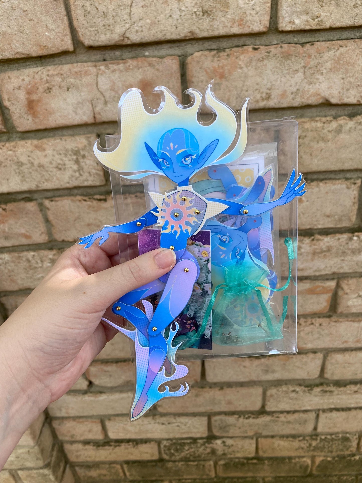 Precut Paper Doll - Digital Stardust