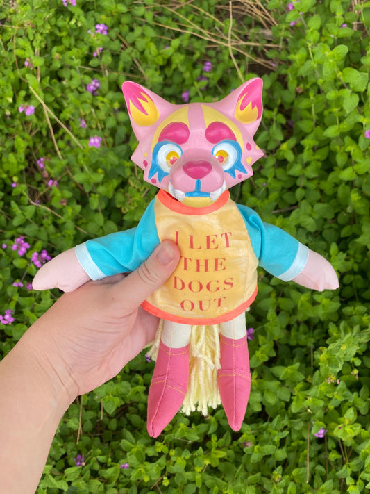 Arnulf - Colorful and Customizable Wolf Doll