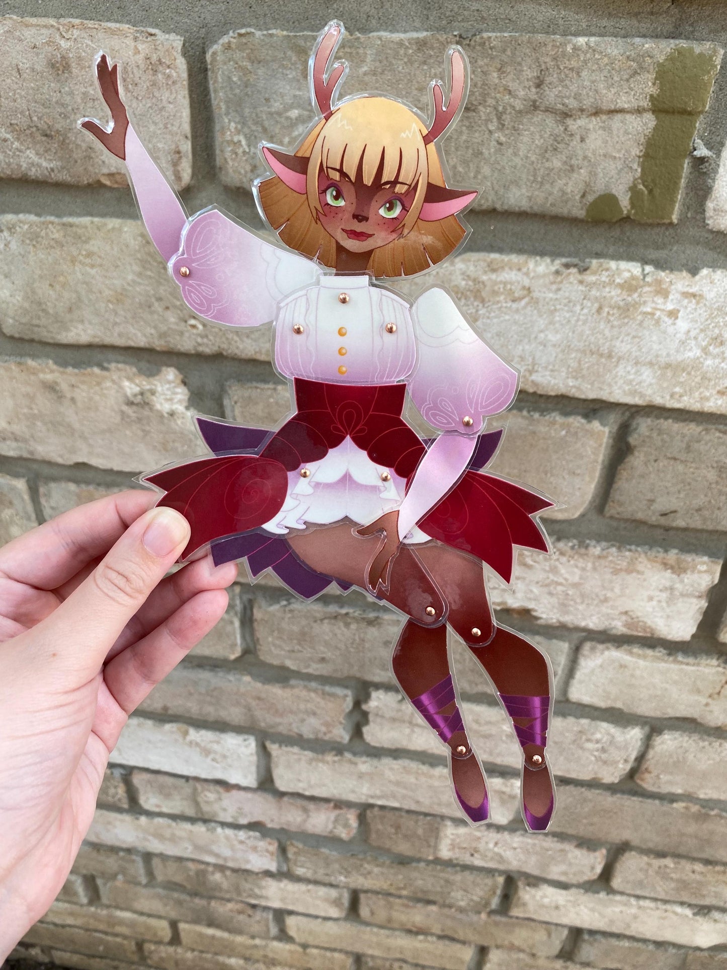 Precut Paper Doll - Hellebore