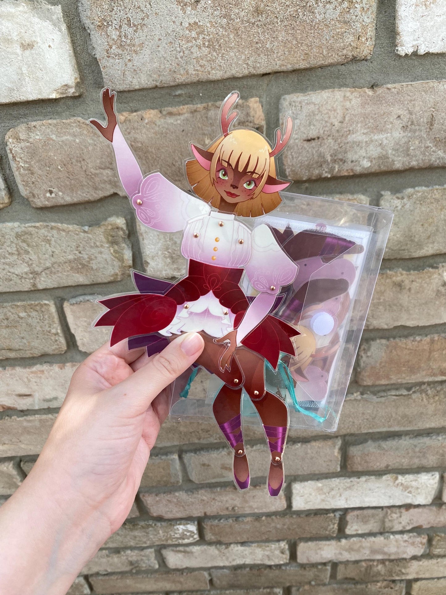 Precut Paper Doll - Hellebore