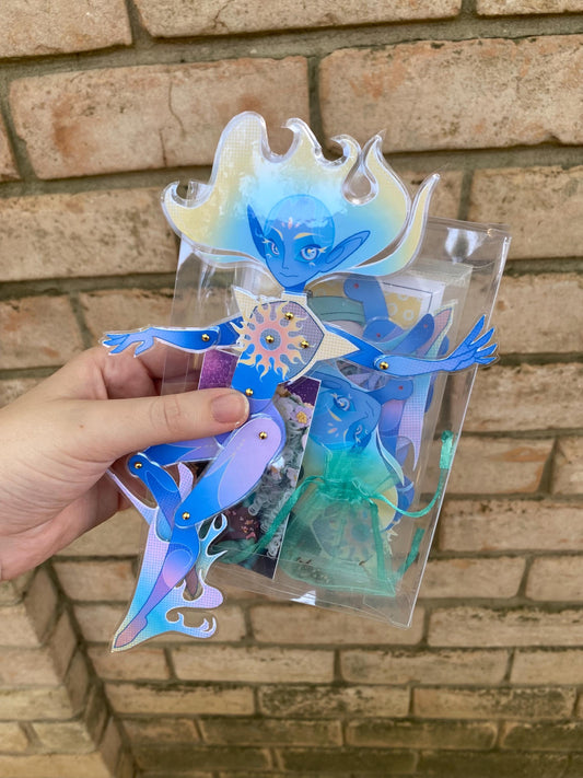Precut Paper Doll - Digital Stardust